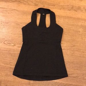 Black Lululemon top Size 6